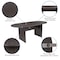 Flash Furniture Oval 35" W, 72" L, 29.5" H, Laminate Top, Grey GC-TL1035-GRY-GG - alternate 6